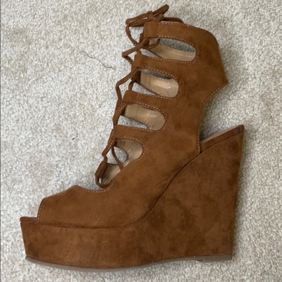 ALDO Brown wedge heels - Picture 4 of 7